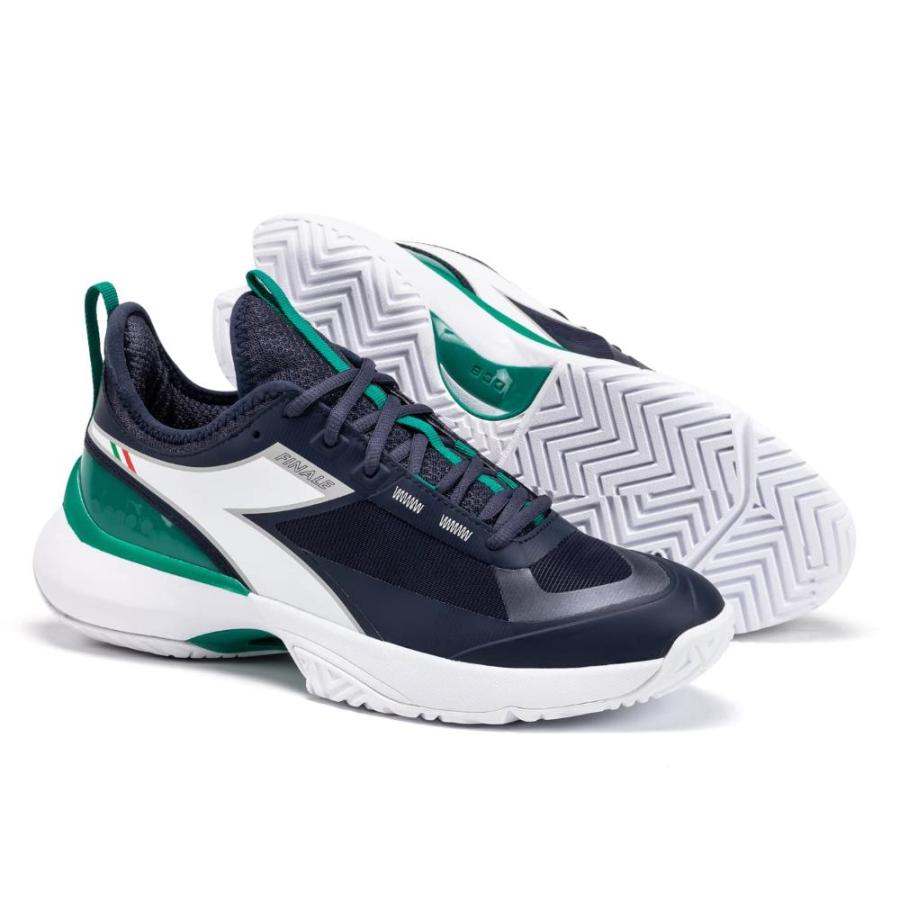 Diadora Men's Finale All Ground Tennis Shoe (Blue Corsair/White, 9.5)｜tactshop｜02