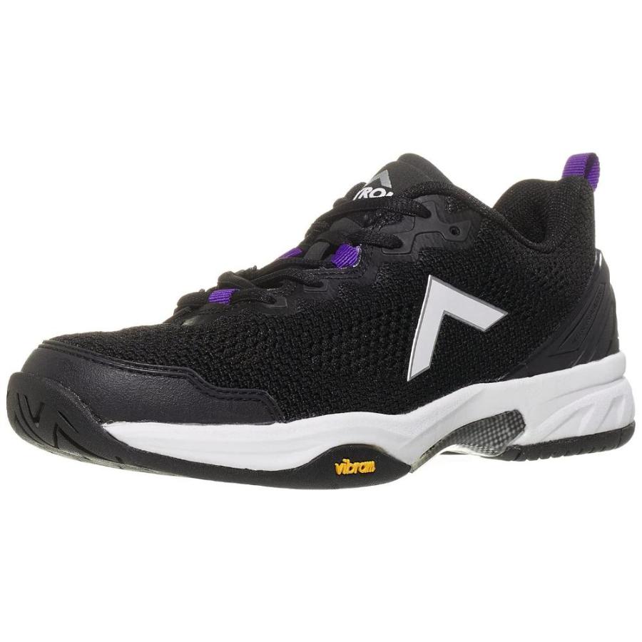 Tyrol Women s Velocity V Pickleball Shoe (Black/Purple, 8.5