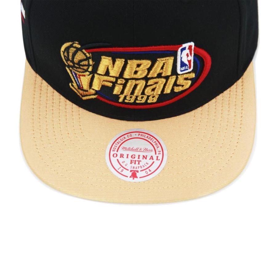 Mitchell & Ness Chicago Bulls NBA 1998 Finals Snapback Hat Cap - Black/Meta｜tactshop｜04