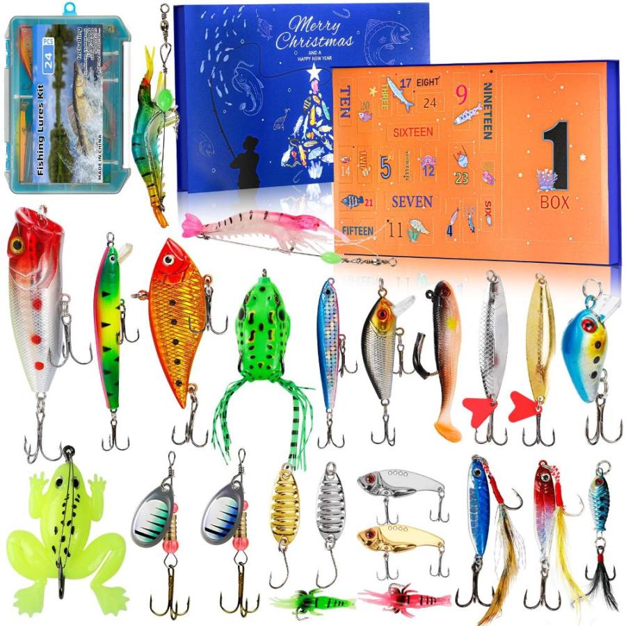 釣りアドベントカレンダー 2024 大人 男性 男の子 24日間のクリスマス