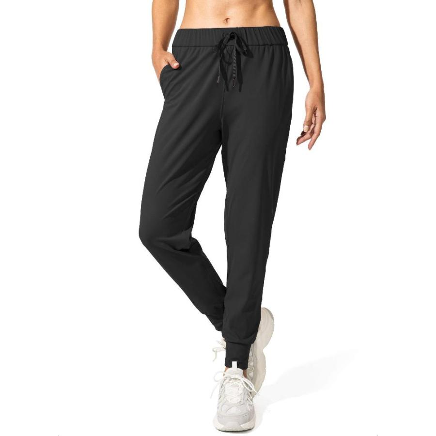 SANTINY Women's Joggers Pants Pockets Drawstring Running