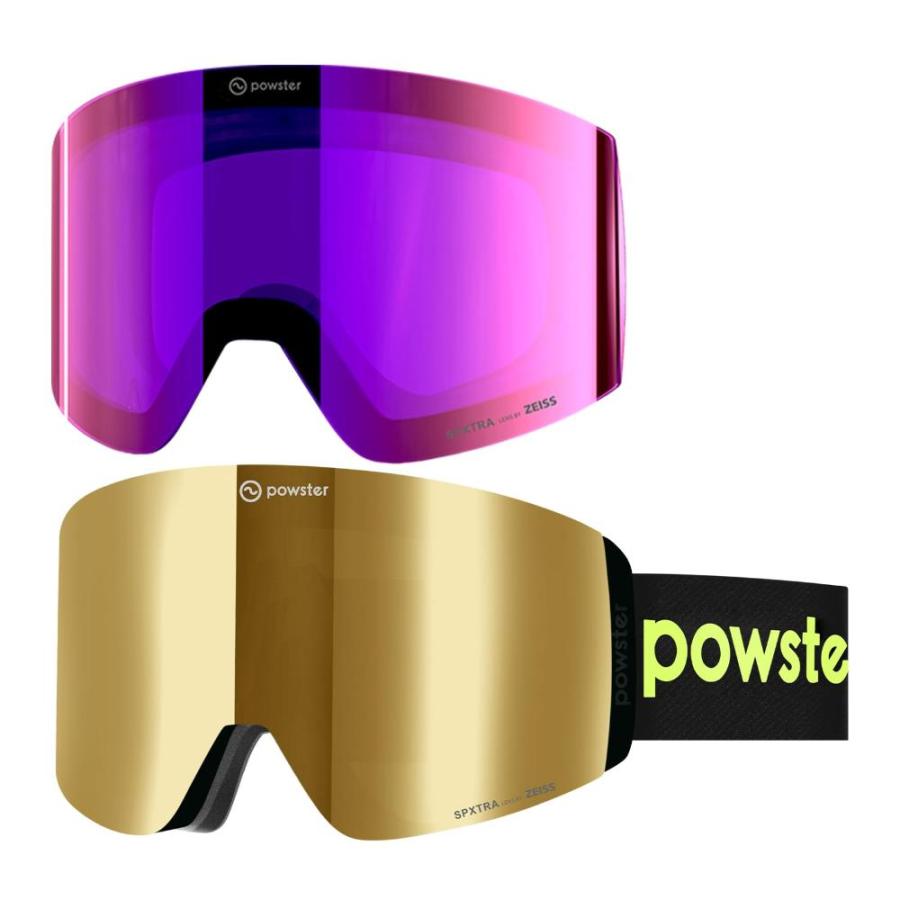 Powster OTG スキーゴーグル ライトイヤー LYMilkAdapt Powster Ski Goggles Snow OTG Snowboard Magnetic Interchangeable