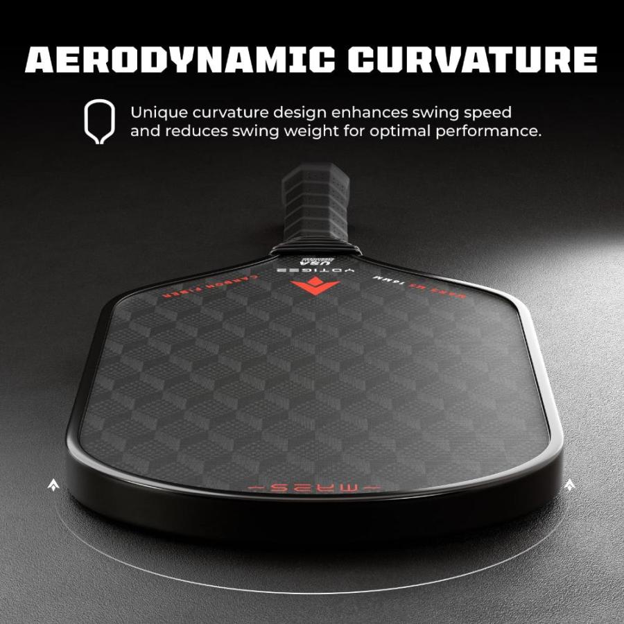 Yotiger ピックルボールパドル 18K T700 カーボンファイバー