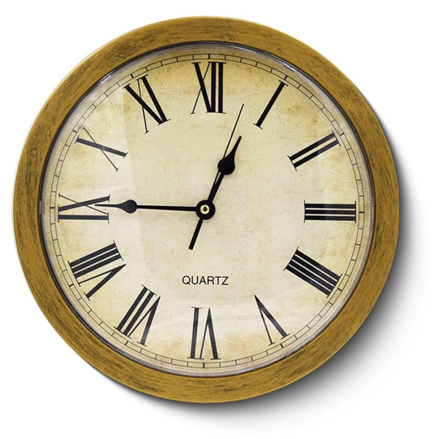 シークレットコンパートメント 10インチ 壁掛け時計 転換金庫 隠し