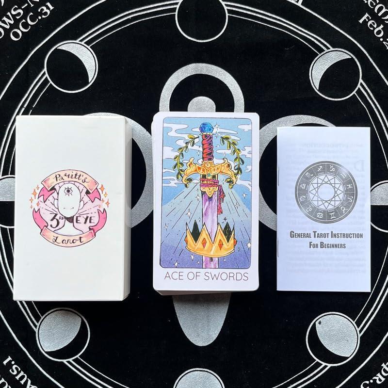 並行輸入品】英語説明書付きタロットオラクルカード2.8×4.7インチ