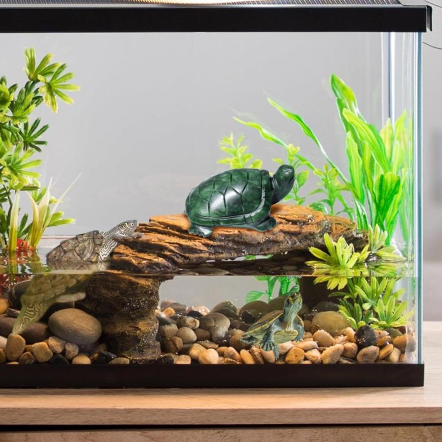 並行輸入品】翡翠亀像 天然翡翠宝石 かわいい動物の彫刻 長寿と幸運 3
