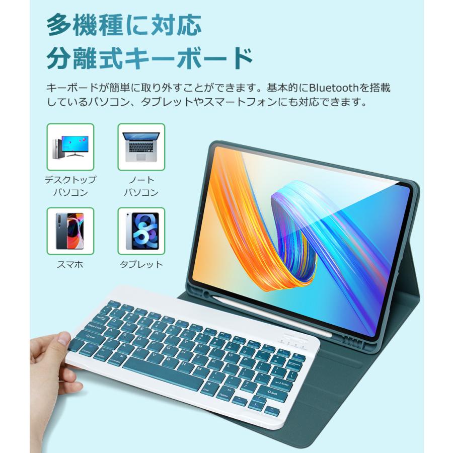 iPad キーボード ケース A16 第10世代 10.9 インチ iPad 第9世代 10.2インチ iPad Air M2 M3 11インチ iPad Pro M4 11インチ iPad Air5 4 着脱式 キーボード | EWIN | 16