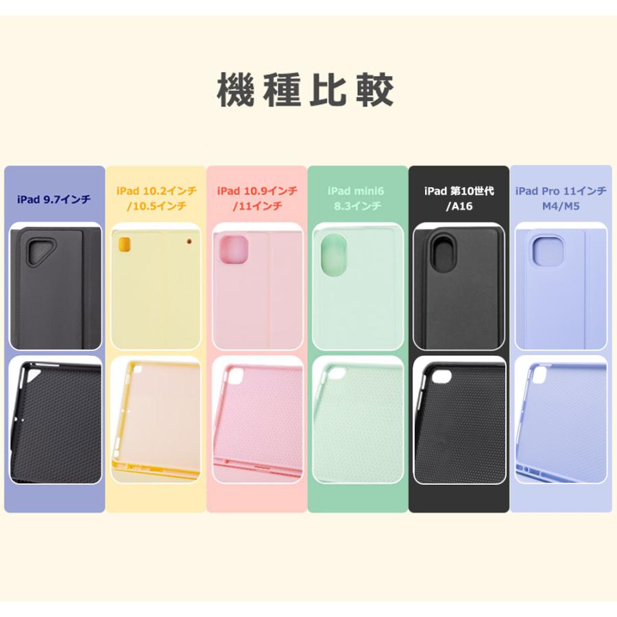 iPad A16 第11世代 第10世代 10.9インチ 10.2インチ iPad キーボード ケース 着脱式 iPad Air 11インチ M3 M2 iPad Pro 11インチ M5 M4 Bluetooth キーボード | EWIN | 23
