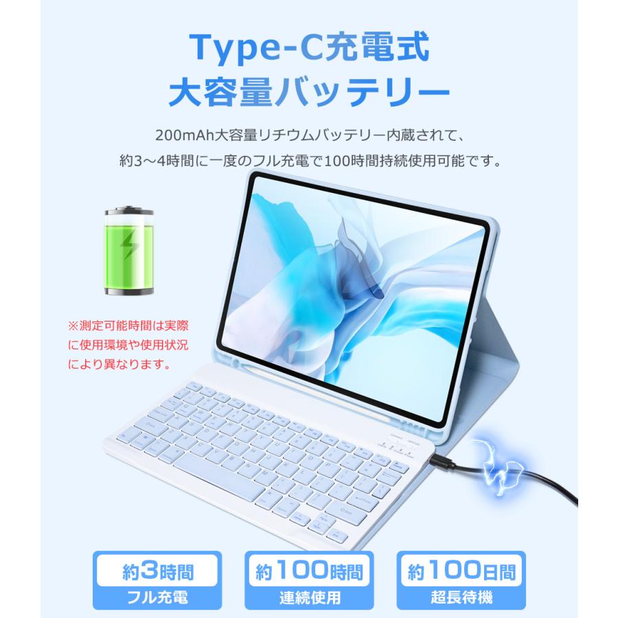 iPad キーボード ケース+Bluetoothマウス2点セット iPad A16 第11世代 第10世代 第9世代 10.2インチ iPad Air 11インチ M3 M2 iPad Pro 11インチ M5 M4 | EWIN | 16