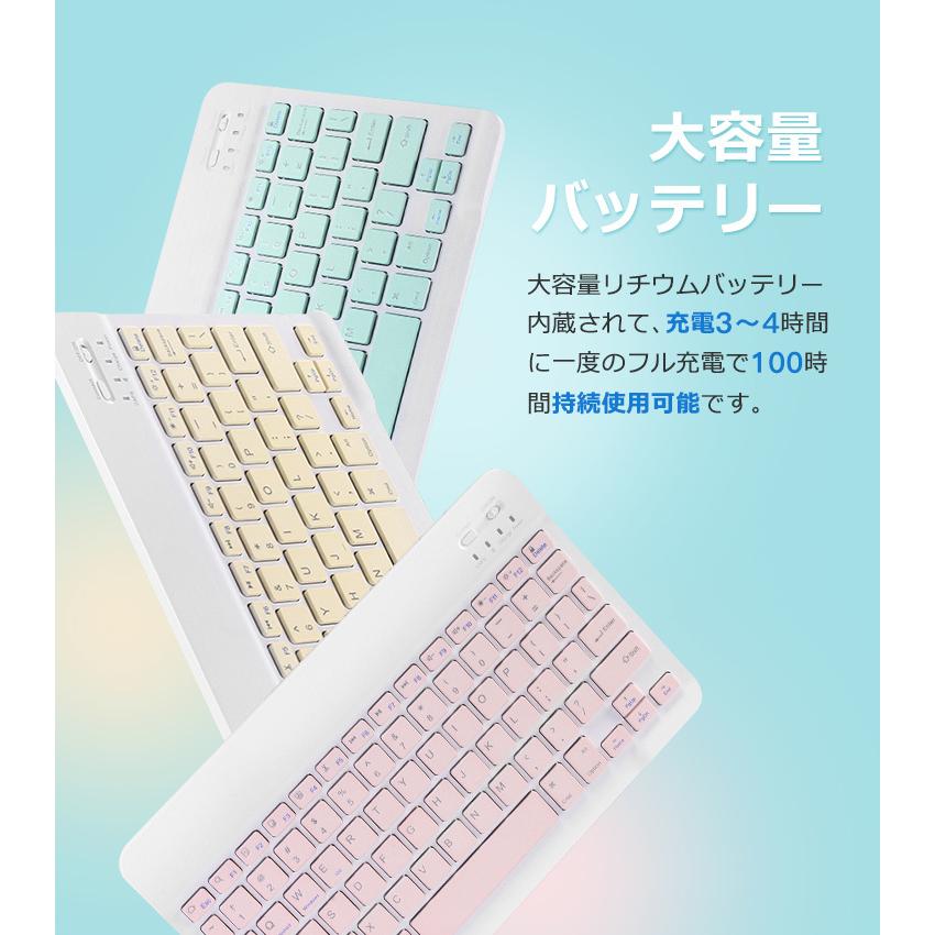 Bluetooth キーボード iPad Air 13インチ 11インチ M2 iPad 第10世代 10.9 インチ第9世代 10.2インチ  11インチ M4 10.5インチ ワイヤレスキーボード |  | 12