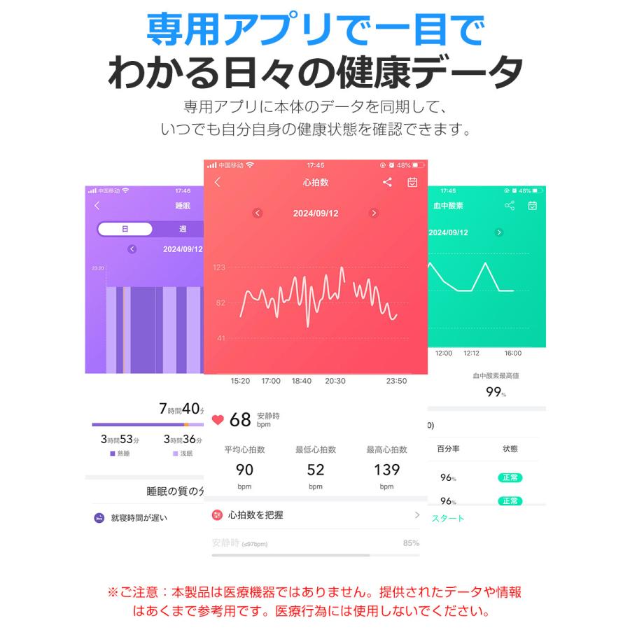 スマートウォッチ Bluetooth通話 1.85インチ大画面 血中酸素 心拍 歩数 健康管理 スマートブレスレット 腕時計 着信通知 IP67防水 メンズ レディース DM80 |  | 23