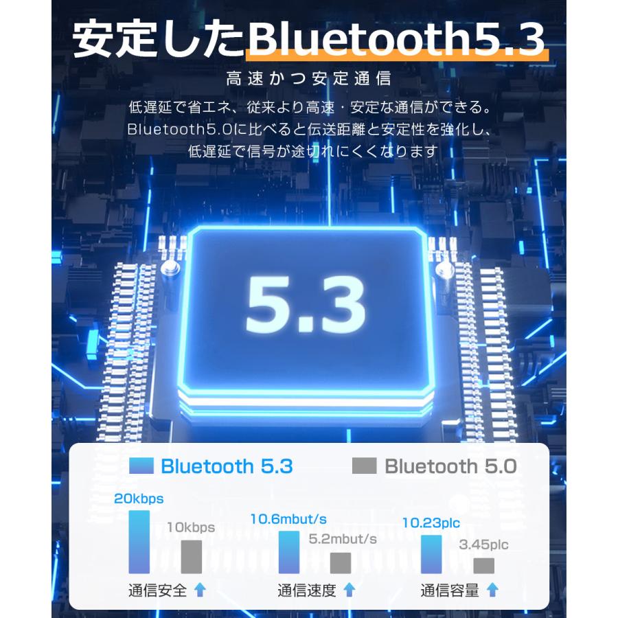 ワイヤレスイヤホン 骨伝導イヤホン Bluetooth5.3 ヘッドホン 耳掛け式 耳クリップ型 ブルートゥース 自動ペアリング Hi-Fi高音質 残量表示 iPhone Android 対応 |  | 10