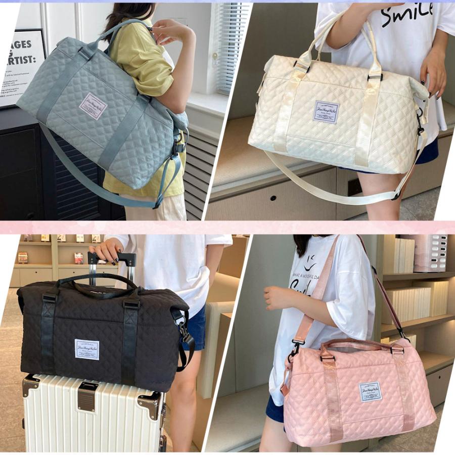 【肩パッド付き】ボストンバッグ レディース メンズ 6つポケット 4WAY 旅行バッグ 大容量 旅行カバン キャリーオンバッグ スポーツバッグ 乾湿分離 機内持ち込み |  | 21