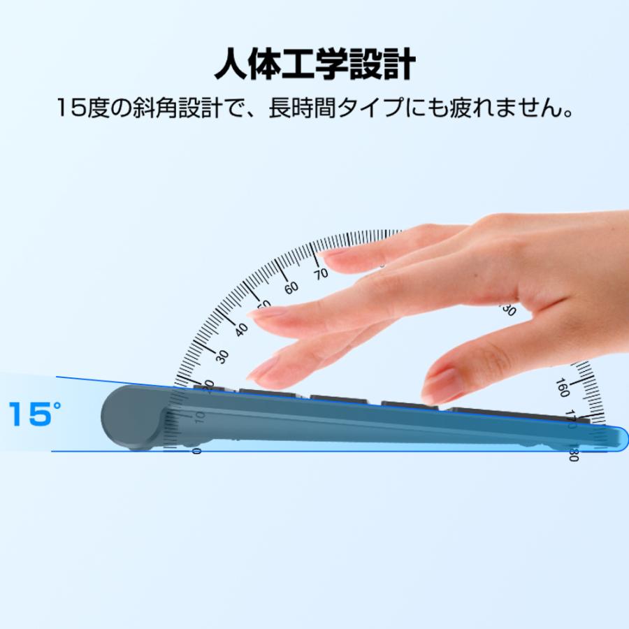 【3台同時接続】Bluetooth5.2+2.4GHz numlock非連動テンキー ワイヤレス テンキー 電卓 22キー 数字キーボード Bluetooth テンキーボード Bluetoothキーボード |  | 09
