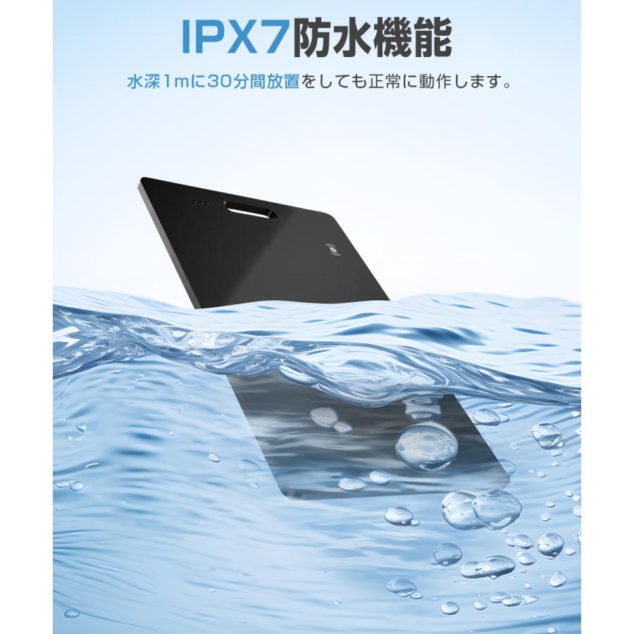 スマートタグ カード型 紛失防止タグ ワイヤレス充電式 MFI認証 スマートトラッカー Apple Find My対応 キーファインダー リアルタイムGPS iOS対応 超薄軽量 |  | 13