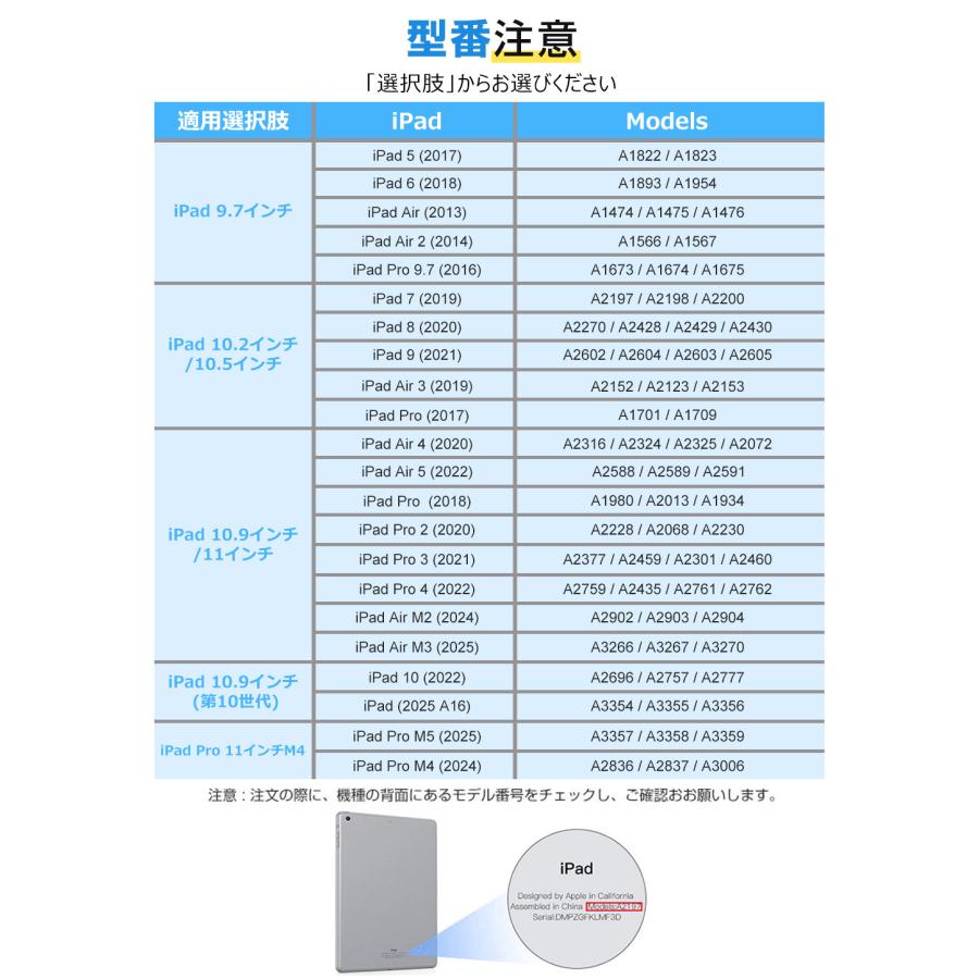 iPad キーボード ケース 日本語配列 タッチパッド搭載 第11世代 A16 第10世代 10.9インチ 第9世代 10.2インチ iPad Air 11インチ M2 M3 M4 M5 ケース カバー | EWIN | 21