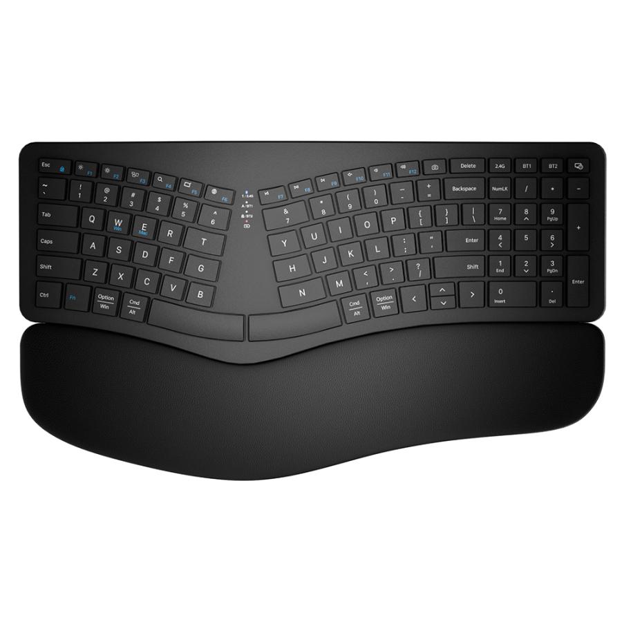 エルゴノミクス キーボード Bluetooth 2.4Ghz+Bluetooth両対応