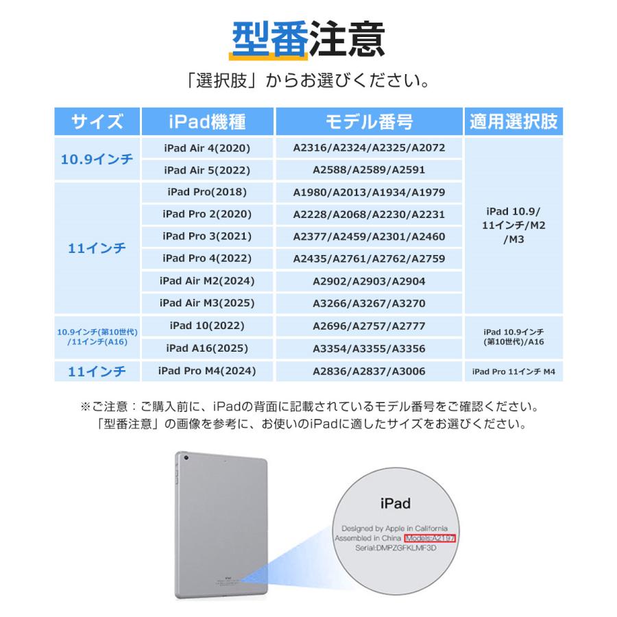 iPad キーボード ケース マジックキーボード 磁気吸着 タッチパッド搭載 iPad A16 第10世代 10.9インチ iPad Air 11インチ M2 M3 Pro 11インチ M4 ケース | EWIN | 18