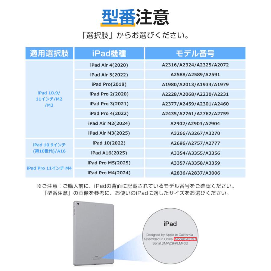 iPad キーボード ケース マジックキーボード 磁気吸着 タッチパッド搭載 iPad A16 第10世代 10.9インチ iPad Air 11インチ M2 M3 Pro 11インチ M4 M5 ケース | EWIN | 18