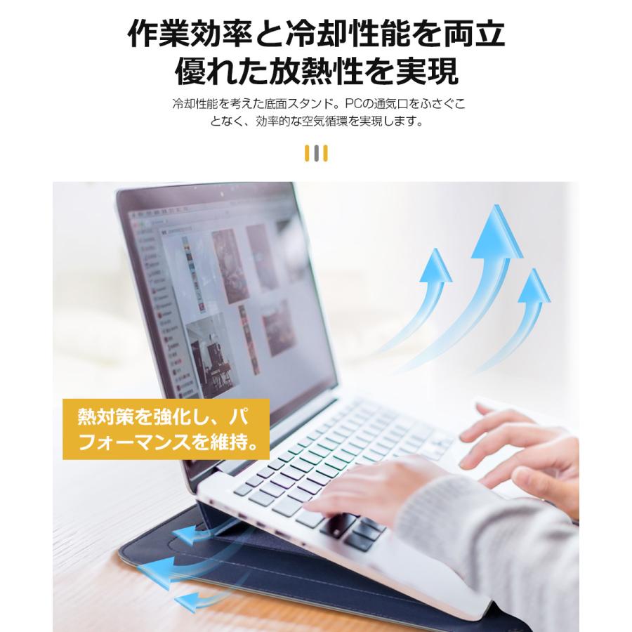 【11~16.1インチ】パソコンケース スタンド機能 パソコンバッグ PCケース 多機種対応 パソコンカバー 15.6インチ 収納ポーチ ノートパソコンケース 全面保護 |  | 11