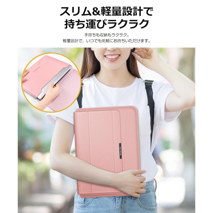 【11~16.1インチ】パソコンケース スタンド機能 パソコンバッグ PCケース 多機種対応 パソコンカバー 15.6インチ 収納ポーチ ノートパソコンケース 全面保護 |  | 17