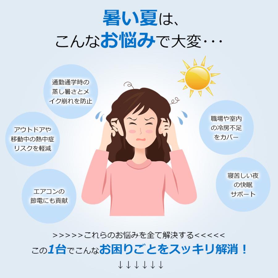 ハンディファン 冷却プレート 100段階調節 USB扇風機 手持ち クーラー 卓上扇風機 強力 冷感 ハンディ扇風機 掛ける ミニ扇風機 携帯扇風機 LEDディスプレイ |  | 04