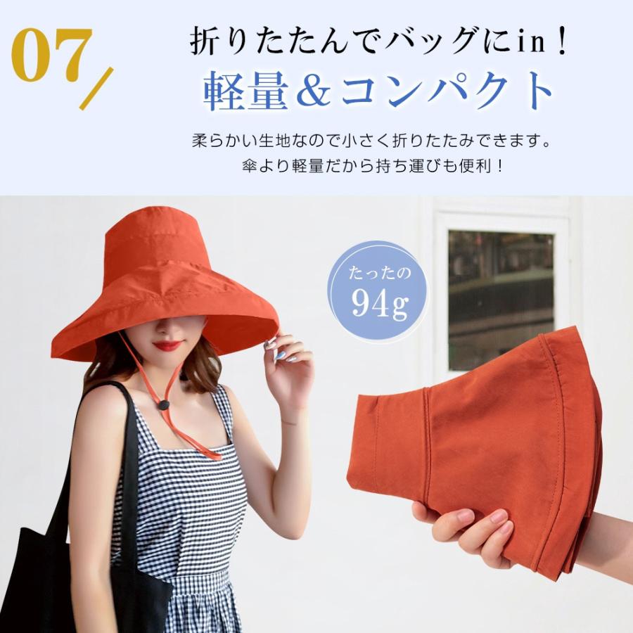 帽子 レディース メンズ ハット 大きいサイズ つば広帽子 UVカット 完全遮光 バケットハット 深め バケハ サイズ調整 日よけ帽子 紫外線対策 自転車 あご紐付き |  | 15