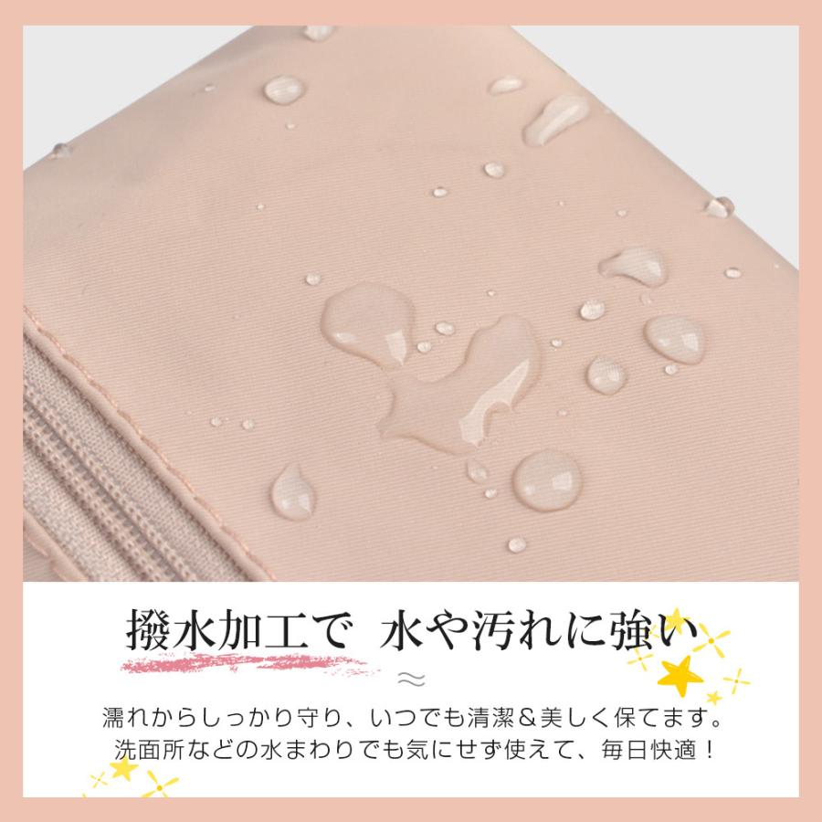 化粧ポーチ 自立 レディース メイクポーチ 小さめ 小物入れ コスメポーチ ミニポーチ 洗える バニティポーチ 仕切り付きト ラベルポーチ 軽量 コスメバッグ |  | 14