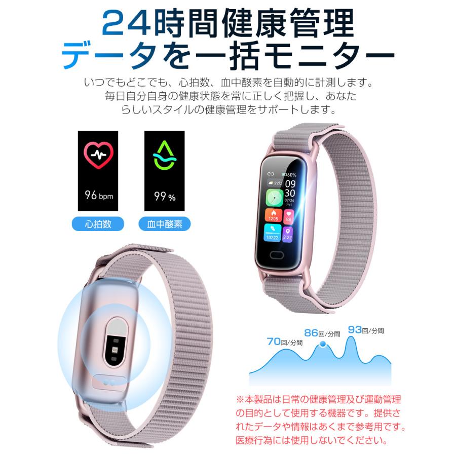 スマートウォッチ 血中酸素 心拍 歩数 カロリー 健康管理  腕時計 着信通知 IP68防水 睡眠 生理周期 ストレス測定 気分分析 大容量バッテリー  軽量 小型  GTL1 |  | 07