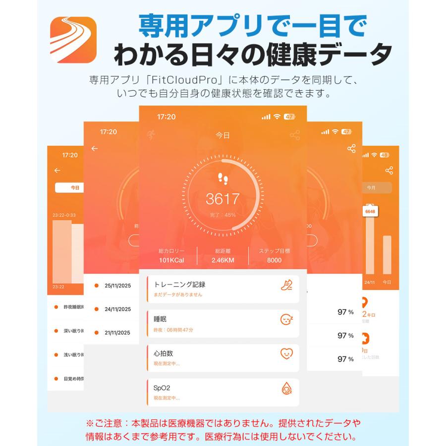 スマートウォッチ Bluetooth通話 2.01インチ 1400mAh大容量バッテリー 血中酸素 心拍 歩数 カロリー 健康管理 着信通知 IP68防水 懐中電灯 腕時計 SW01 |  | 15