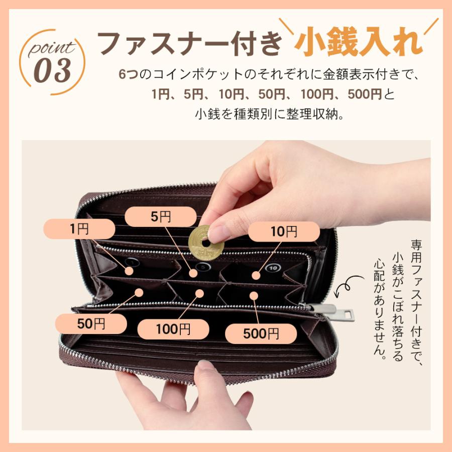 長財布 レディース メンズ 財布 大容量22ポケット カードケース 小銭入れ 大きく開く コインケース カード入れ 薄型 小物入れ 仕切り付き 札入れ 名刺 軽量 |  | 11