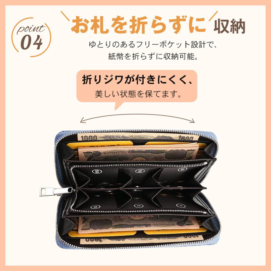 長財布 レディース メンズ 財布 大容量22ポケット カードケース 小銭入れ 大きく開く コインケース カード入れ 薄型 小物入れ 仕切り付き 札入れ 名刺 軽量 |  | 12