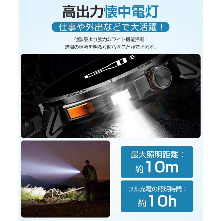 スマートウォッチ メンズ Bluetooth通話 1.7インチ超大画面 1000mAh大容量バッテリー血中酸素 心拍 歩数 カロリー 健康管理 着信通知 IP67防水 腕時計 QS58 |  | 15