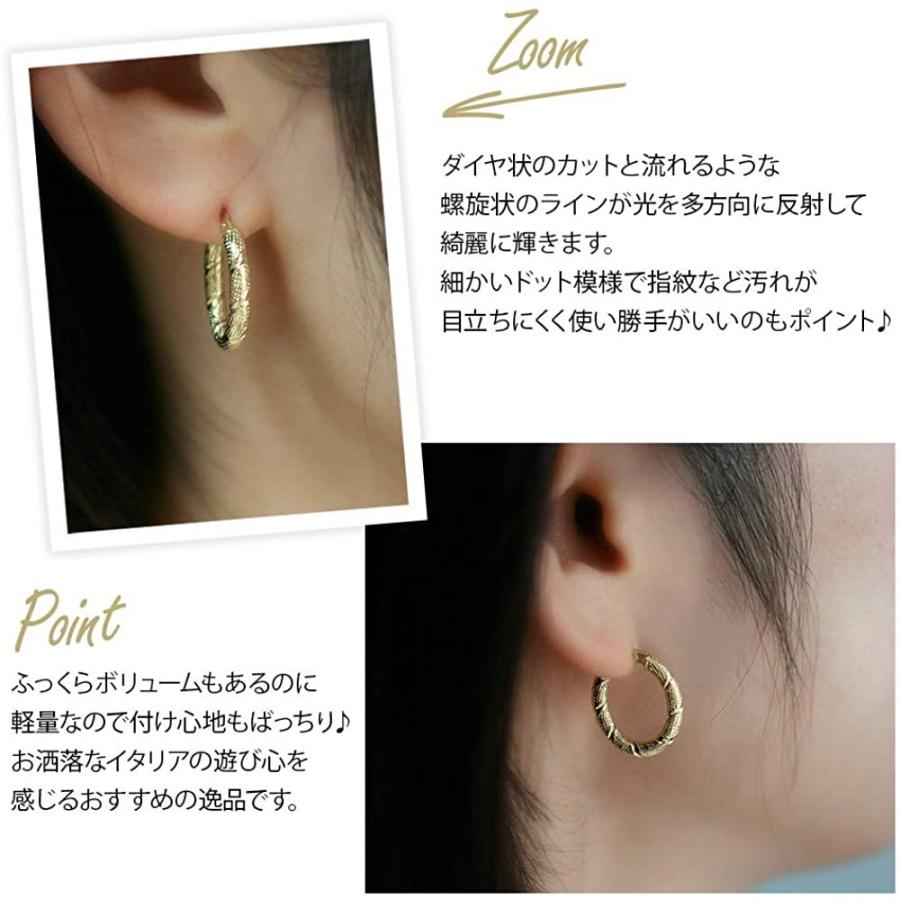 国内正規品 Oro Eterno ピアス フープ ゴールド フープピアス K18 ゴールド ピアス レディース 人気 オーバル Aea29 売り切れ必至 Www Yalaphone Com