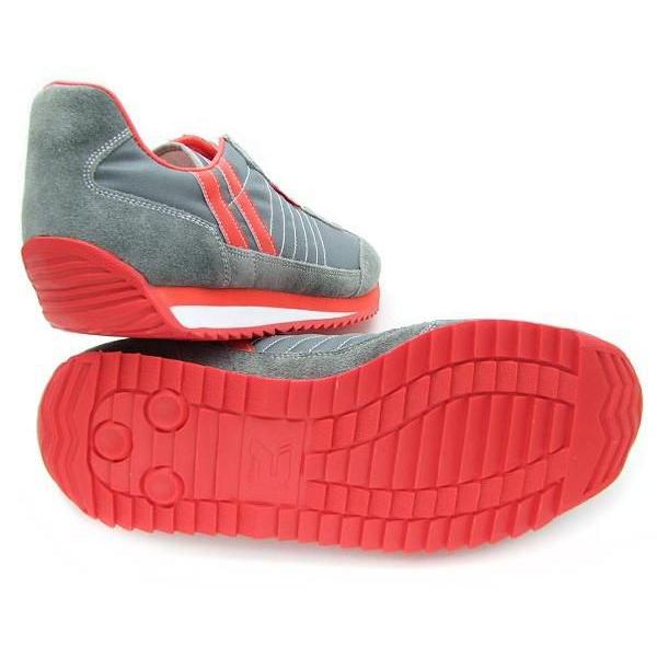 パトリック マラソン グレー PATRICK MARATHON 9624 GRAY 日本製 MADE IN JAPAN 定番 ナイロン ベロア ステア メンズ レディス ローカット スニーカー|tadasports|03