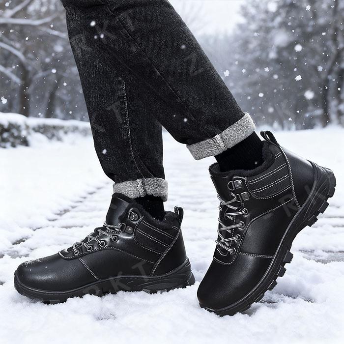スノーブーツ ショート メンズ ハイカット 防水 防滑 ウィンターブーツ