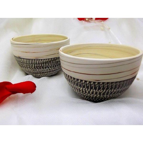 小鉢　常滑焼　憲児作 黒ビリ練り込み　　和陶器　 | 