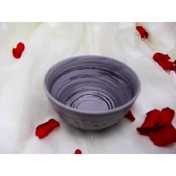 茶わん　常滑焼　憲児作 グレーライン　鎌倉堀練り込み　和陶器 |  | 01