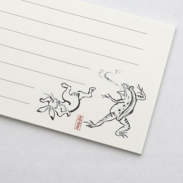 鳥獣戯画 便利堂 便利堂] 一筆箋 鳥獣人物戯画 相撲 : 文具店TAG ONLINE Yahoo!店