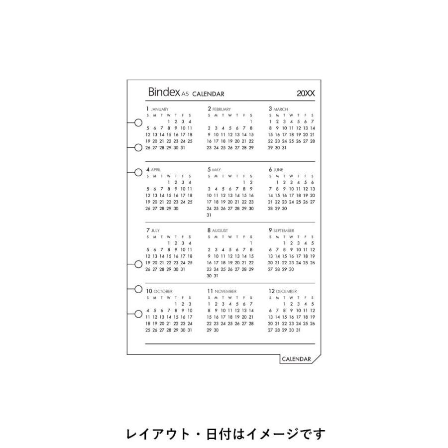 Bindex [Bindex] 2026年1月始まり 年間カレンダー 3年間タイプ