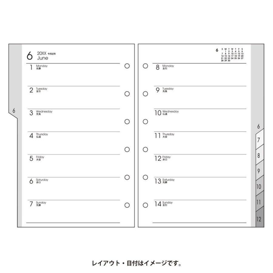 Bindex [Petit PAGEM] 2025年1月始まり 月間＆週間ダイアリー