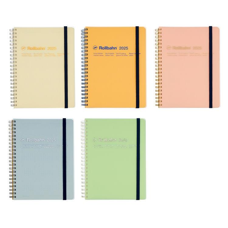 Rollbahn　ロルバーン　ダイアリー　フリュイM 4冊セット　バラ売り不可 Rollbahn [デルフォニックス] 2025 ロルバーンダイアリー クリアA5