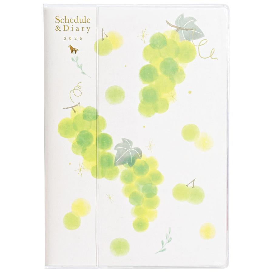 クツワ [クツワ] 2026年 カラーインデックス手帳 A5 シャイン