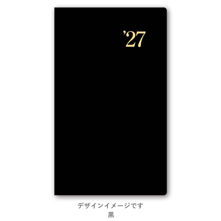 NOLTY（ノルティ） NOLTY 2027年1月始まり 能率手帳ポケット2 (黒