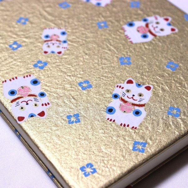 衝撃特価 朱印帖 招き猫 尚雅堂 朱印帳 御朱印 猫 お寺 神社 可愛い おしゃれ 京都 豪華 縁起物 Heartlandgolfpark Com