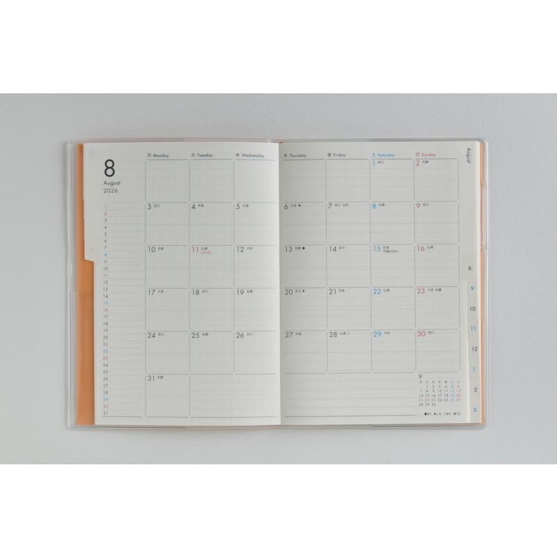 高橋書店（TAKAHASHI SHOTEN） 2026年4月始まり ミアクレール4 月曜