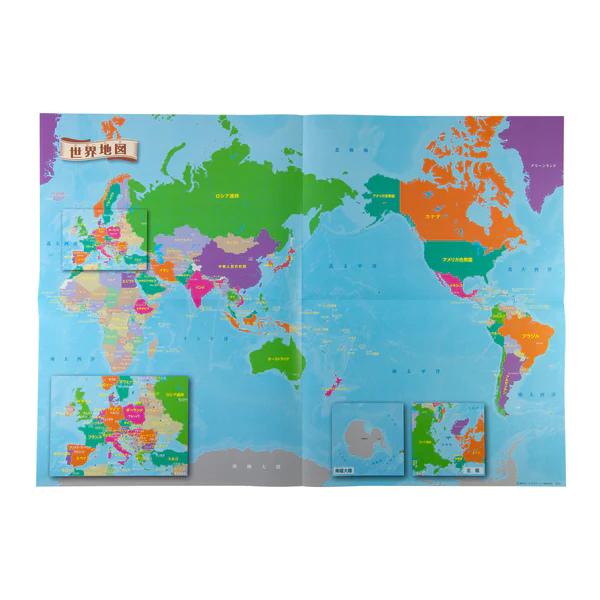 東京カートグラフィック イラストでおぼえる世界地図 MPIS : 文具店TAG