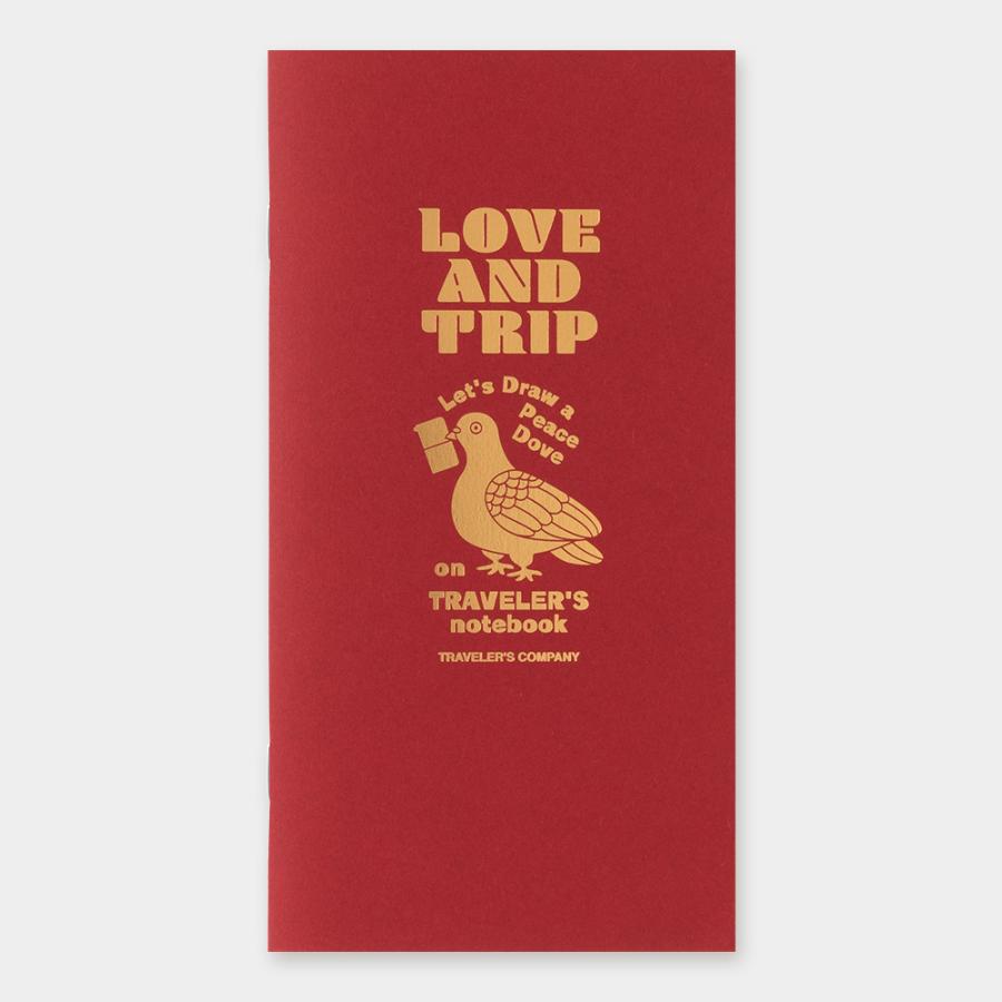トラベラーズノート リフィル レギュラーサイズ 無罫 LOVE AND TRIP