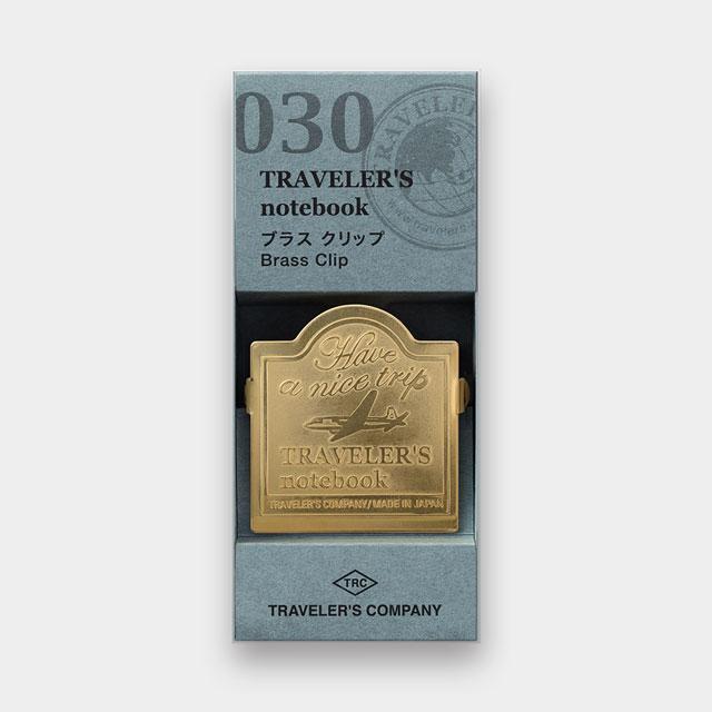 トラベラーズノート ブラスクリップ 飛行機柄 030 : 文具店TAG ONLINE