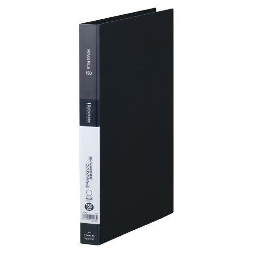 641SPクロ　シンプリーズ リングファイル 黒 641SP キングジム 4971660024032（40セット）